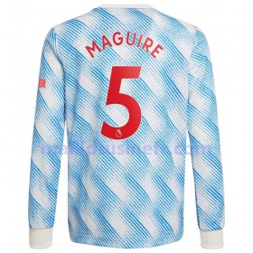 Maillot de Foot Manchester United Harry Maguire 5 Extérieur 2021-22 Manches Longues
